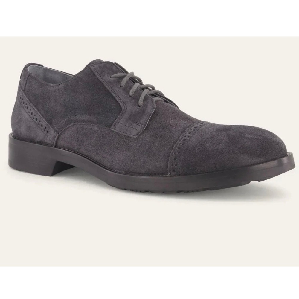 Naot Mens Bondos Oxford Shoes US 9 Suede Comfort Lace Up Dress Charcoal